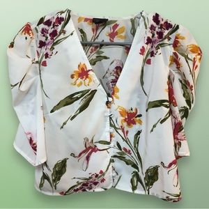 Floral Tropical Blouse